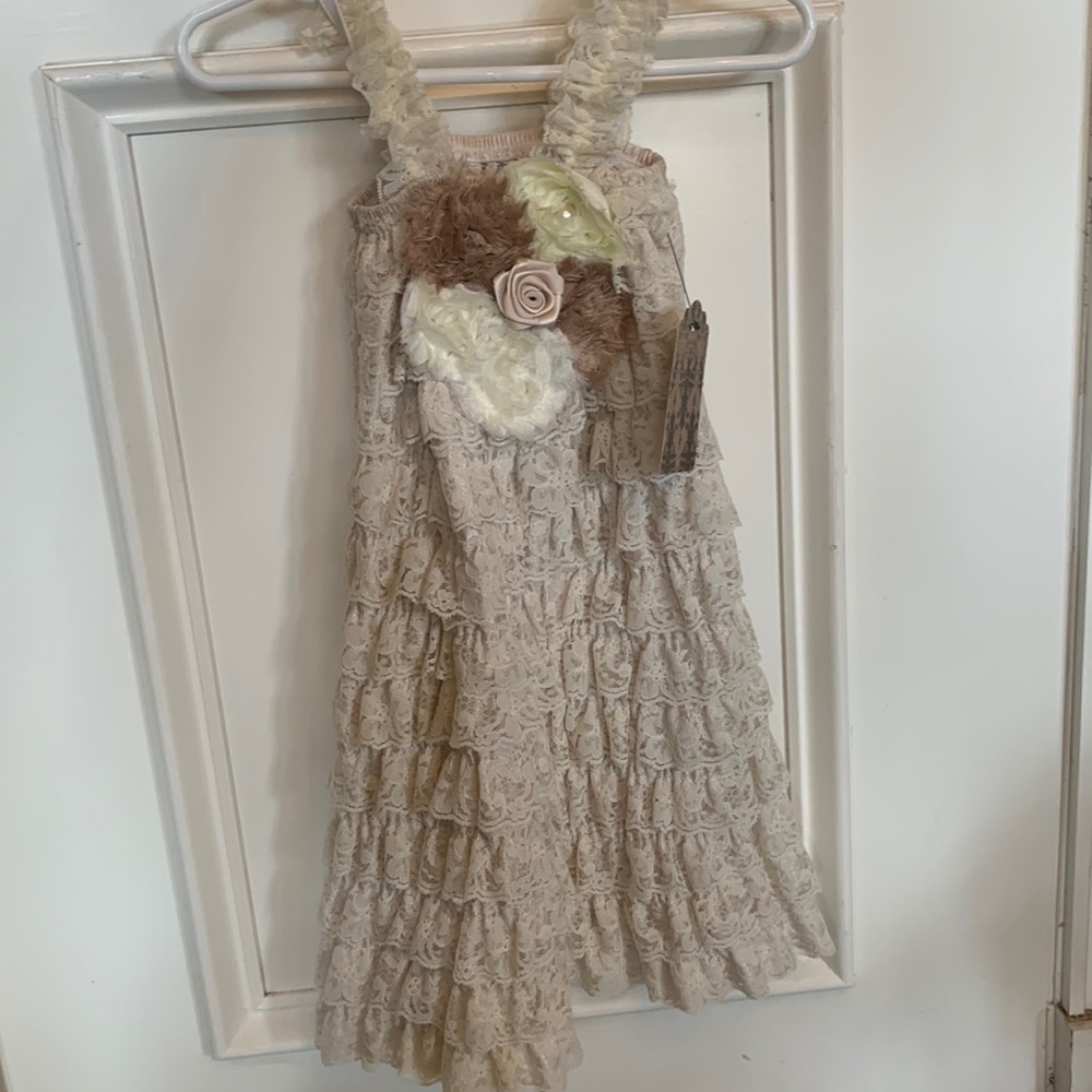 Beautiful cream infant gown